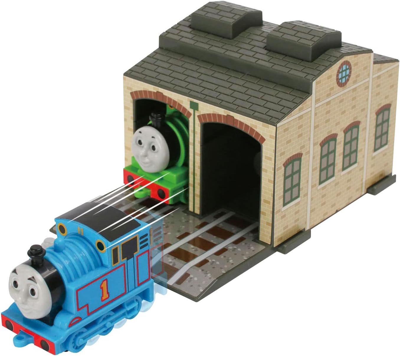 Maruka Thomas & Percy Engine Depot Playset