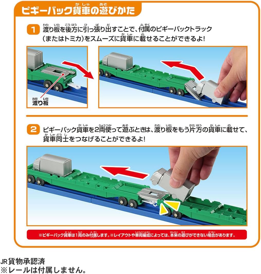 Takara Tomy Plarail S-58 Piggyback Transport Train