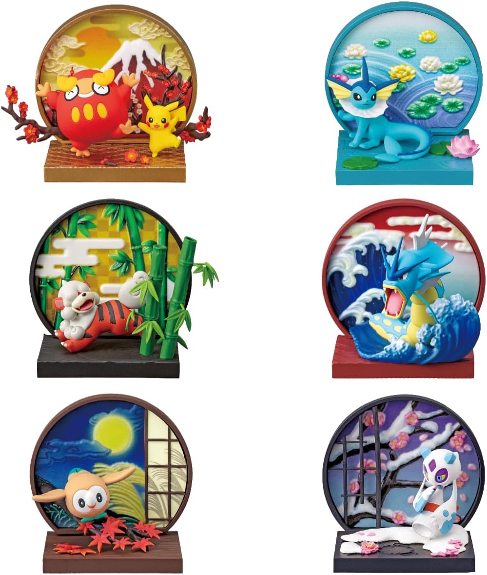 Re-Ment Pokémon Japanese Style Window Full Box