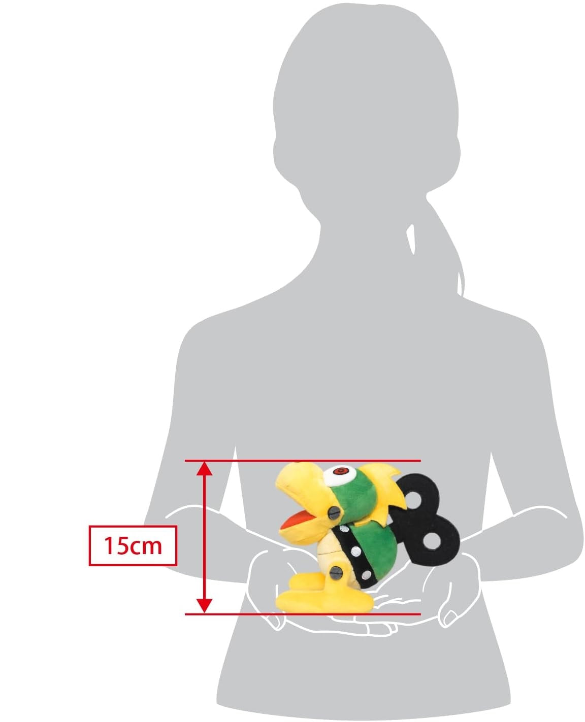 Sanei Boeki Super Mario All Star Collection Mecha-Koopa Plush Toy 15cm