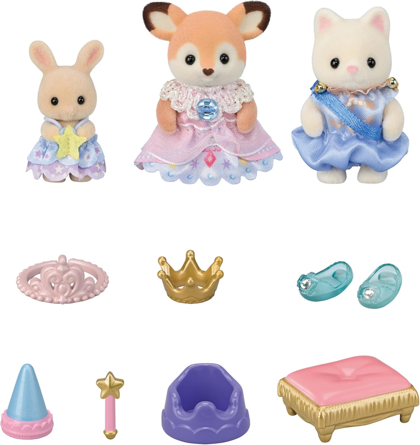 Sylvanian Families Nursery Princess and Glass Slippers Set