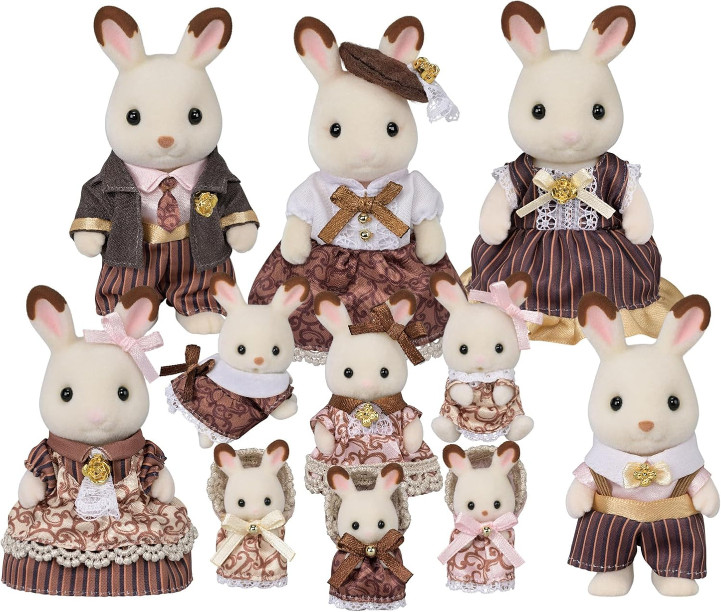 Sylvanian Families Chocolate Rabbit Family Anniversary Set