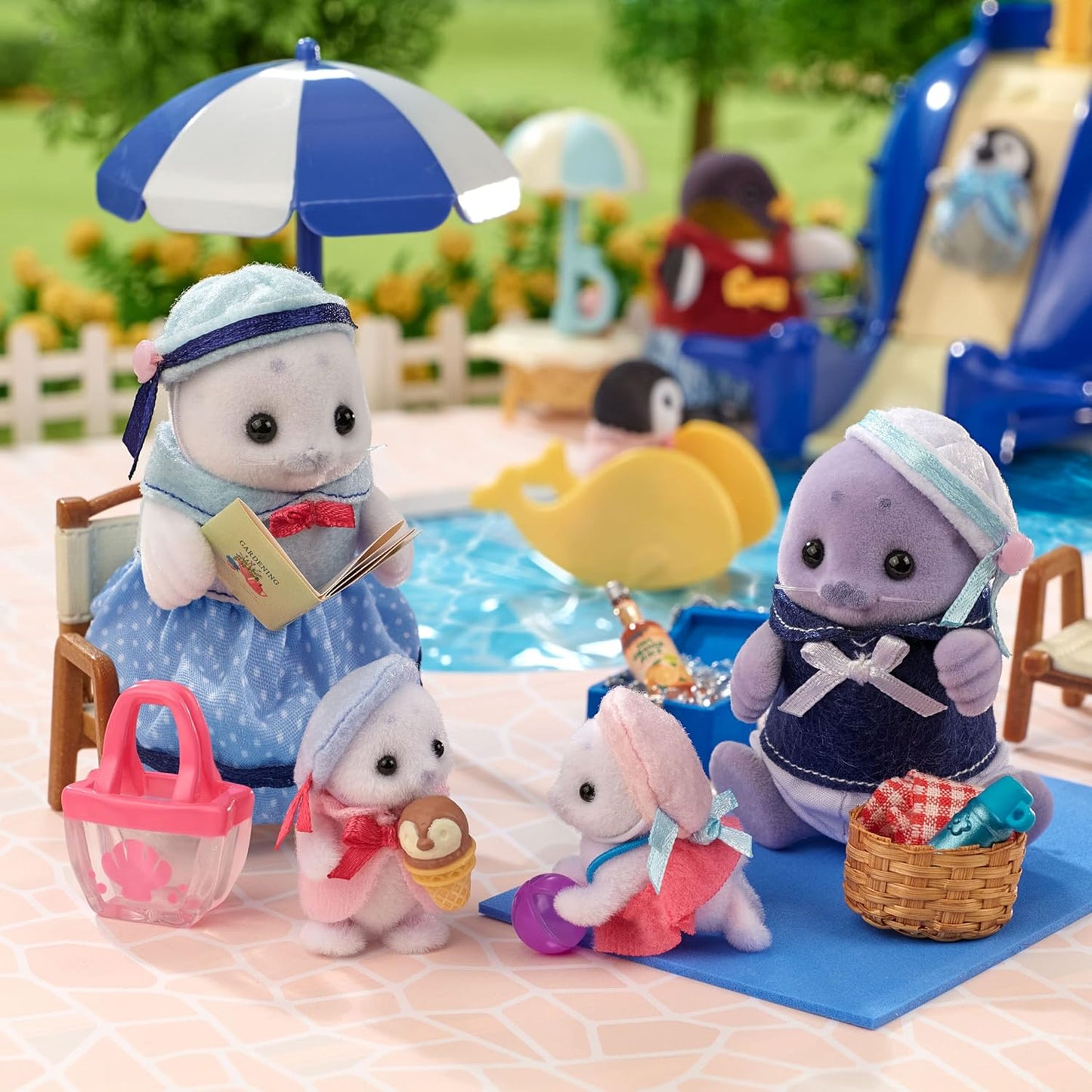 Sylvanian Families Seal Family FS-51 Set Calico Critter