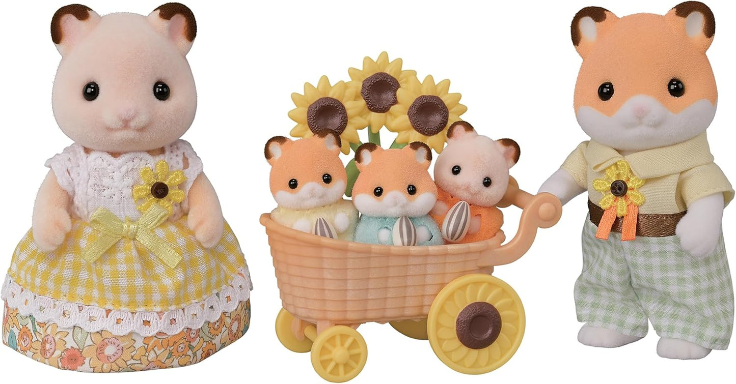 Sylvanian Families Sunflower Hamster Family FS-61