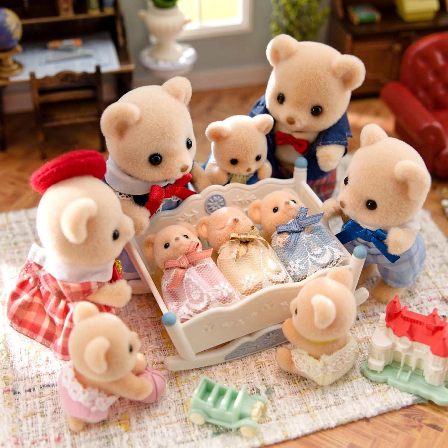 Sylvanian Families Biscuit Bear Triplets Set FS-63
