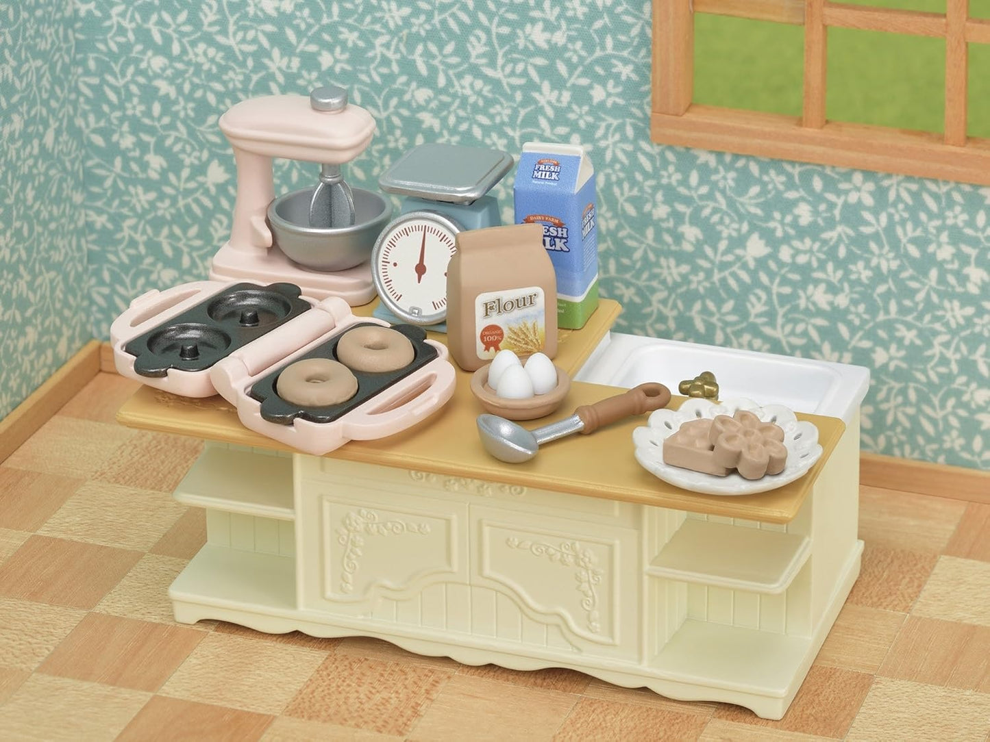 Sylvanian Families Kitchen Island KA-423 by Epoch