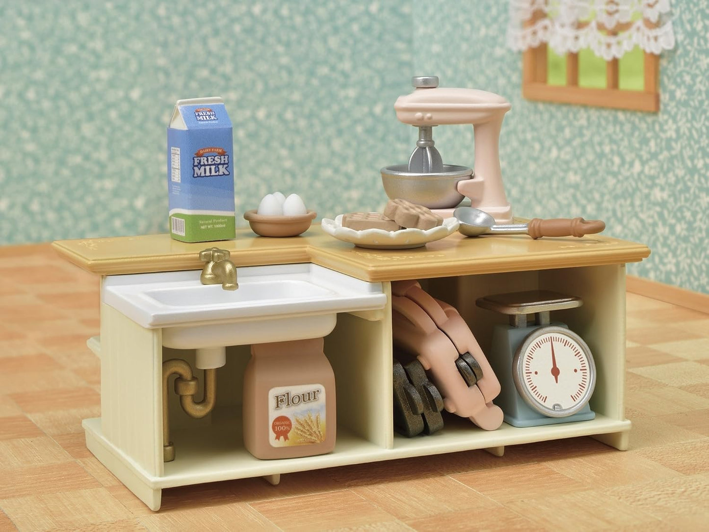 Sylvanian Families Kitchen Island KA-423 by Epoch