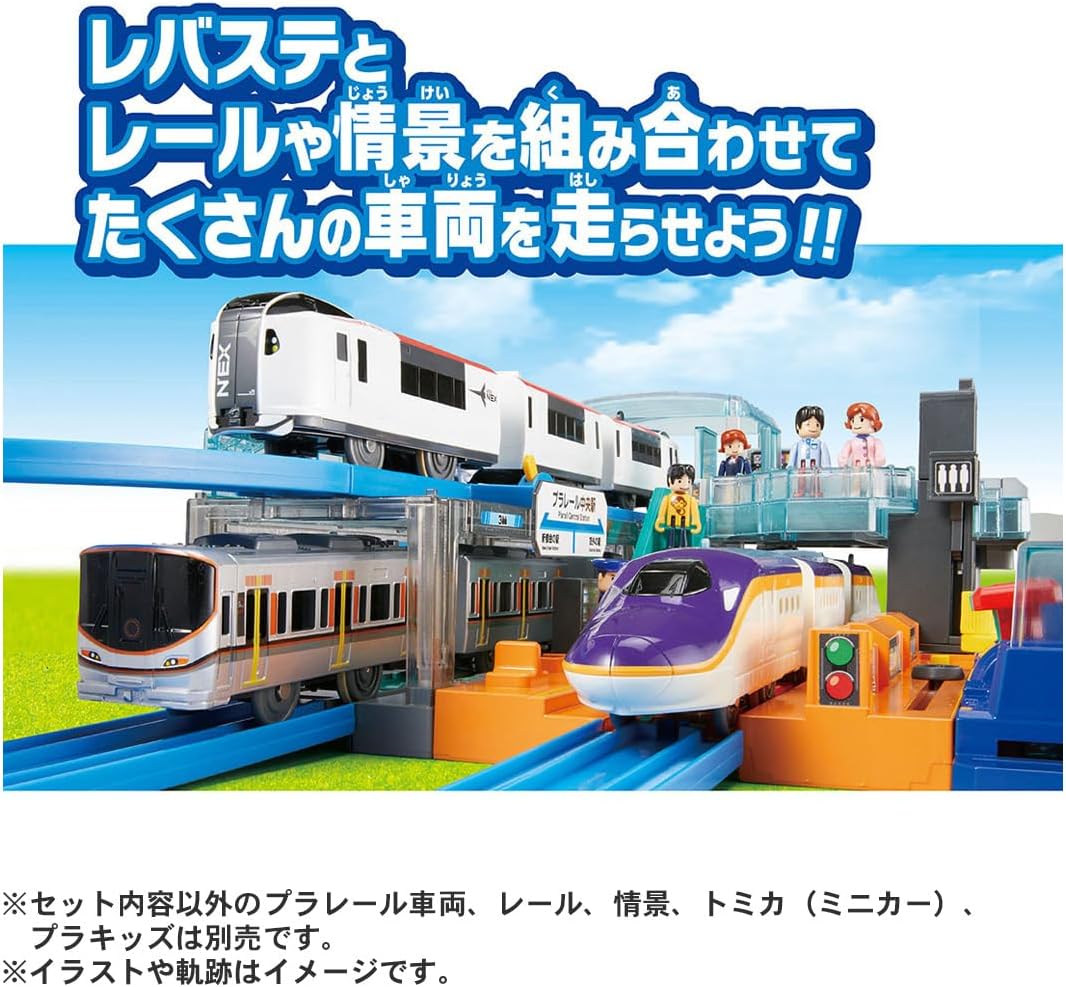 Takara Tomy Plarail Action & Sound! Lever Big Station Interactive Train Station Playset