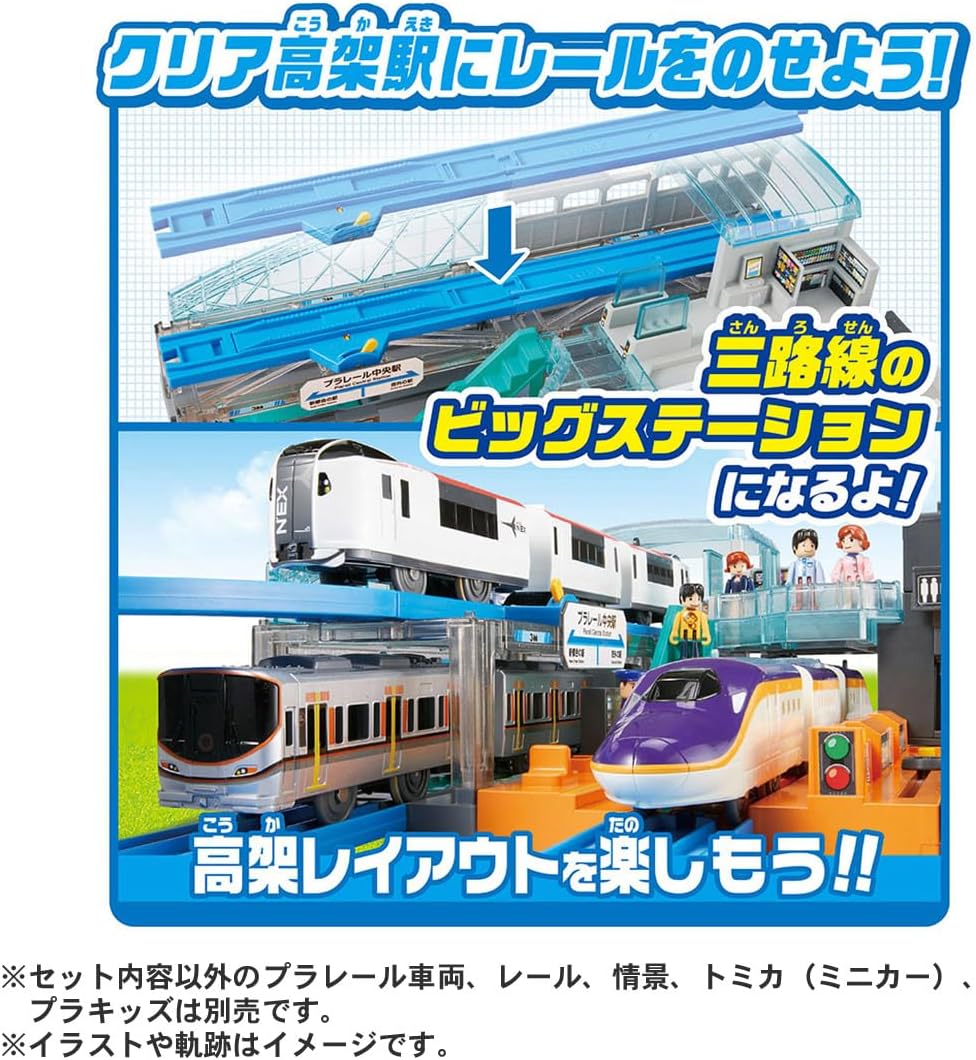 Takara Tomy Plarail Action & Sound! Lever Big Station Interactive Train Station Playset