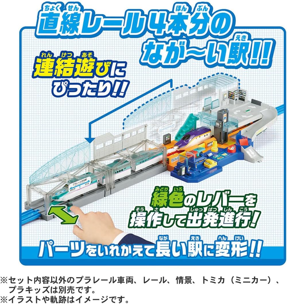 Takara Tomy Plarail Action & Sound! Lever Big Station Interactive Train Station Playset