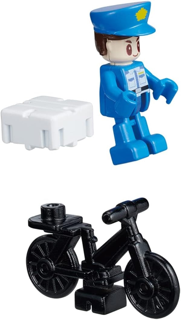 Takara Tomy Tomica Police Box (with Police Officer & Bike)