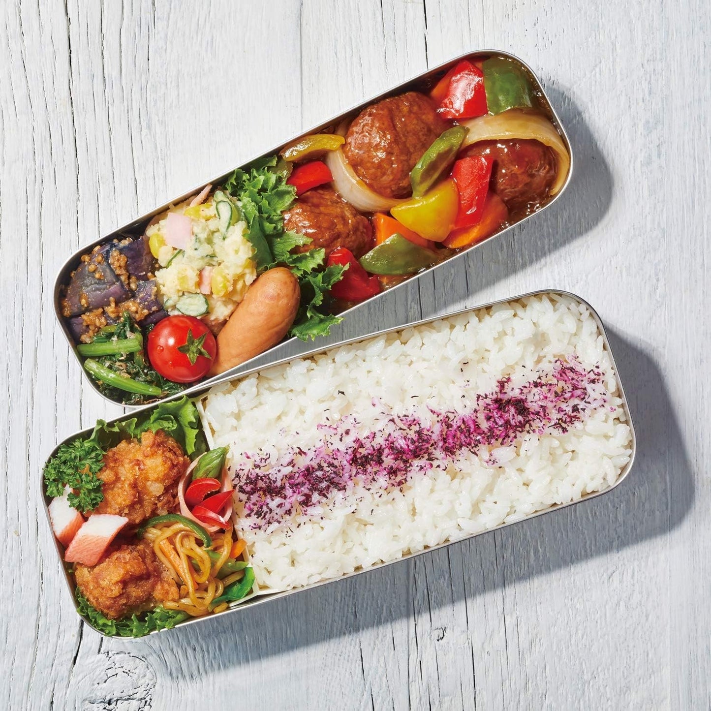 Thermos Black Bento Lunch Box Stainless Steel 1100 ml